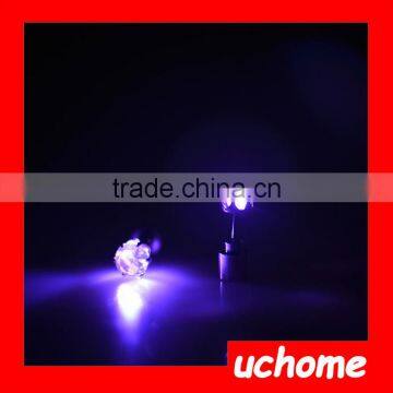 UCHOME Zinc Alloy Unisex Light Up LED Earrings Body Piercing photo-2