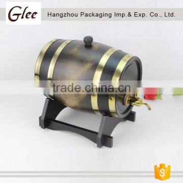 OEM laying down 1.5L 3L 5L 10L wooden wine OAK barrel