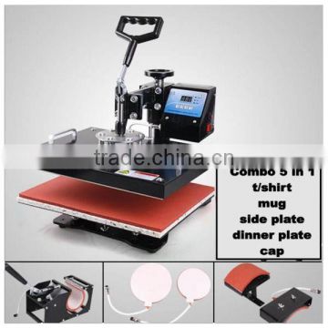 5 in 1 heat press machine multi combo