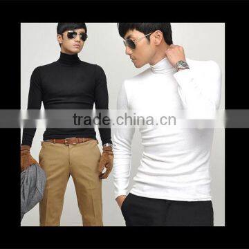 Latest Fashion Long Top Design Turtleneck Wholesale T-shirts Hight Quality Products