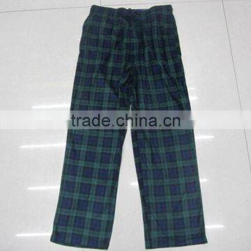 wholesale mens checked pyjama trousers stocks