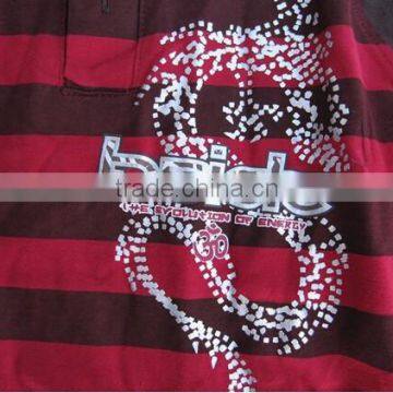 Boys Long Sleeves Stripe Polo Shirt/T-Shirt in Stock photo-4