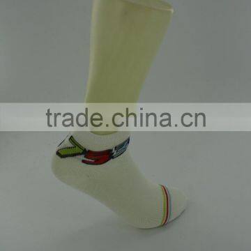 Summer Season White Sneaker Thin Mercerized Cotton Socks Women photo-4