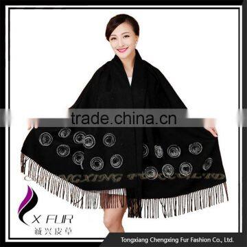 CX-B-P-36A Fashion Wholesale Comfortable Lady Scarf Pashmina Shawl photo-2