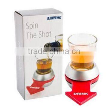 spin the shot /shot glass game /beer pong game. spin the shot