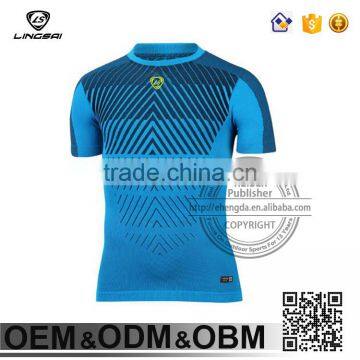 Marathon custom polyester fiber printing short sleeves t-shirts for men