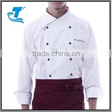 2016 Long Sleeve fashion cook Chef Uniform