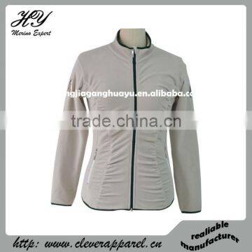 Machine Washable 100% Superfine Merino Wool Womens Middle Layer Fashion Jackets photo-2
