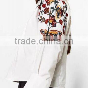 Runwaylover EY2383B Women New Fashion 2017 Loose Embroidery Blouse photo-3