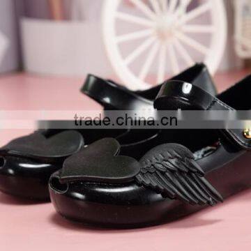 Soft Melissa Shoes for Girls, Heart Design Mini Melissa Shoes photo-6