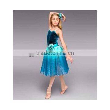 luxurious velvet spandex high quality classic ballet tutu costume performance dress stage dance costume