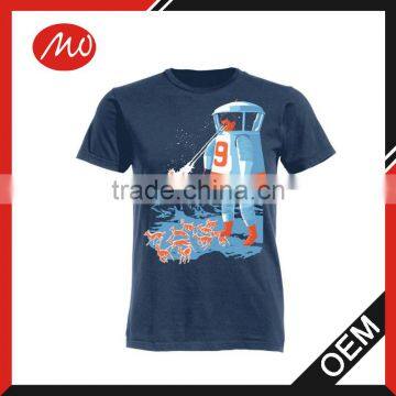 Men's basic plain cotton short sleeve t shirts for printing