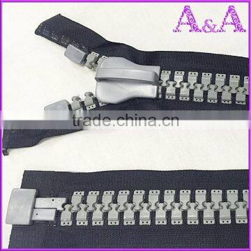 #8 #10, Whole Sale Large Plastic Zipper,derlin Zipper,big Teeth Plastic Zipper photo-5