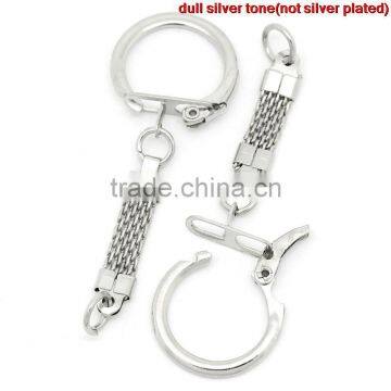 30Pcs/pack New Design Silver Tone Key Chains & Key Rings