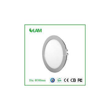 18w 300mm round led panel light with Traic dimmer