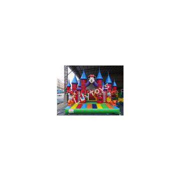 PVC Customized Commercial Inflatable Bouncers Rentals , Bounce Castle With Quadruple Stitched