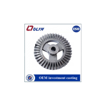 China investment casting oem lost foam steel casting railway parts