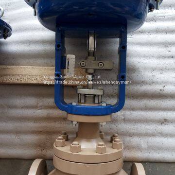 Globe Type Pneumatic Control Valve With Side Wheel,regulatign Valve photo-5