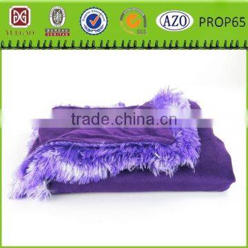 colorful Luxury Faux Mink Reversible Throw