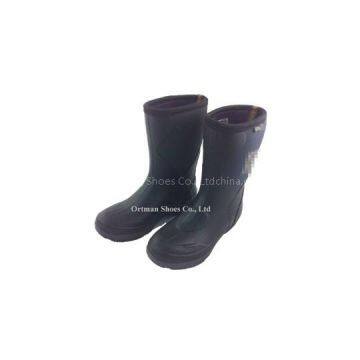 Half Boot Type Rubber Rain Boots Men