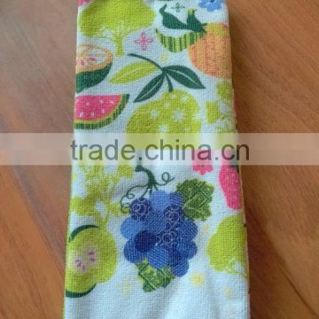 cheap price good water absorption microfiber kitchen tea towel