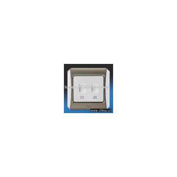 Telephone and computer internet connecting socket