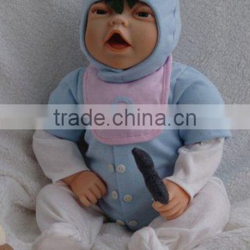 Soft reborn baby doll kits with vinyl for wholesale