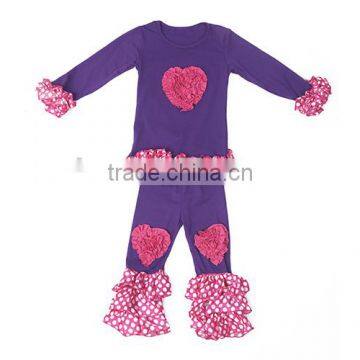 Christmas Hot Selling!! Girl Boutique Pajamas Baby Girls 2 Pcs Baby Gift Set photo-2