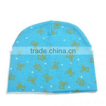 Spring&summer Korea Style 100%cotton Cute Boys&girls Bear Baby Beanie Hat photo-5