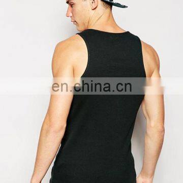 2017 China Manufacturer Wholesale Plain Gym Stringer Men's Tank Top photo-2