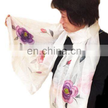 100% nature Silk lady scarf