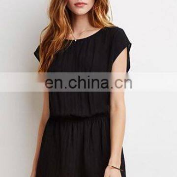 Ladies Hot Style Design Fashion Short Black Jumpsuit