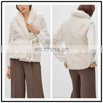 Wholesale Urban Clothing China Sherpa Waistcoat Ladies Thermal Vest Winter NT6795