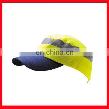 yellow reflective cap safety hat