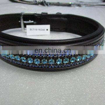 dog collars with crystal bling clincher
