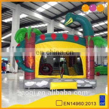 Commercial use snake theme inflatable moonwalks for kids