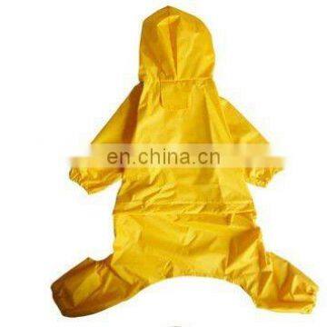 Dog Yellow Raincoat