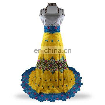 African embroidered fabric bazin riche Barocade fabric for Nigerian fashion dressesH170727003