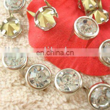 high quality prong rhinestone rivet for garment decorate