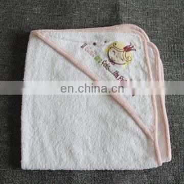 100% Organic Bamboo Fiber Baby Hooded Bath Towels Design Wholesale Terry Bath Towel