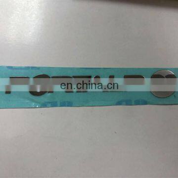 Quality Glossy Nickle Silver Metal Sticker photo-2