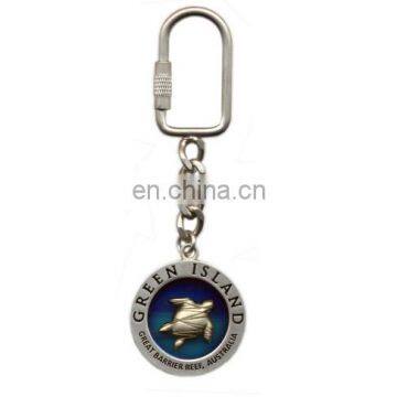 3D Zinc Alloy Soft Enamel Colors Custom design key chain key ring