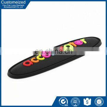 China facroty fashion design with delicate design silicone heat transfer label