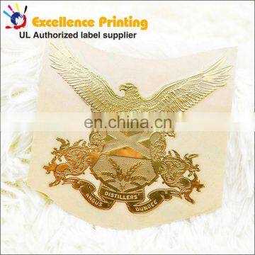 Cheap Personalized Design Custom Metal Copper Logo Label photo-2