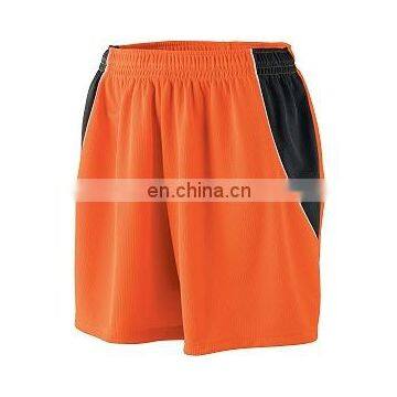 Sports Shorts Orange with Black panels