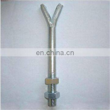Forging Y type Anchor Bolt with nut and washer