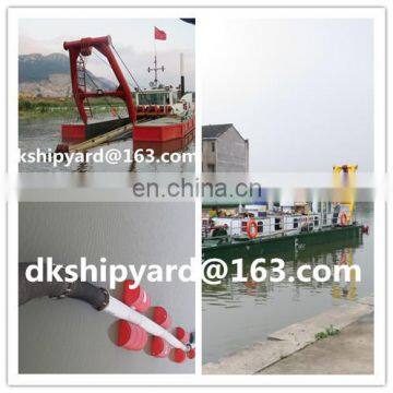 DINGKE 6 inch hydraulic cutter suction small dredger