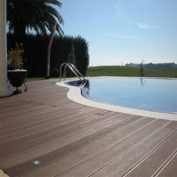 Durable Recycled Wood Plastic Flooring WPC Decking