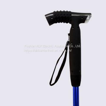 MP3 Lighting Flashing Alarm FM Radio Umbrella Walking Stick Cane