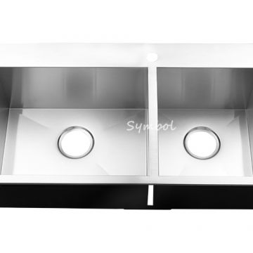 16 Gauge 60/40 Double Topmount Stainless Handmade Sink